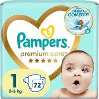 Підгузки Pampers Premium Care Розмір 1 (2-5 кг), 72 шт