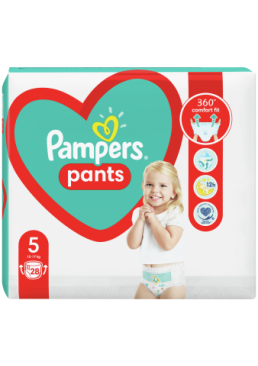 Подгузники-трусики Pampers Pants 5 (12-17 кг), 28 шт