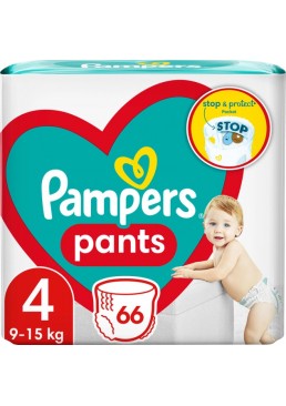 Підгузки - трусики Pampers Pants Розмір 4 (9-15 кг), 66 шт