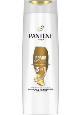 Шампунь для волос Pantene Pro-V 3 в 1 Интенсивное восстановление, 360 мл