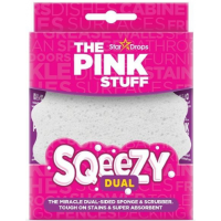 Губка для уборки двухсторонняя The Pink Stuff  Sqeezy Dual Sided, 1 шт