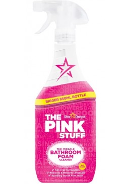 Спрей-пена для ванной комнаты Pink Stuff Bathroom Cleaner, 850 мл