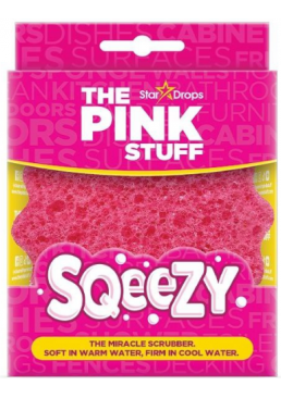 Губка для прибирання The Pink Stuff Sqeezy Miracle Scrubber, 1 шт