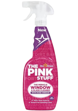 Cпрей для мытья окон Pink Stuff с уксусом, 750 мл