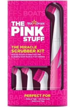 Щетка для уборки The Pink Stuff Scrubber Kit, 4 насадки