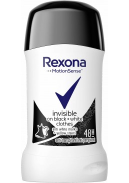 Антиперспирант Rexona женский Invisible on Вlack + White, 40 мл