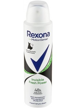Дезодорант-антиперспирант Rexona Invisible Fresh Power, 150 мл