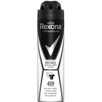 Дезодорант-антиперспирант для мужчин Rexona Невидимый на черном и белом, 150 мл