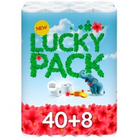 Папір туалетний Ruta Lucky pack 2 шари, 48 рулонів