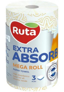 Бумажное полотенце RUTA  Mega roll 1рулон