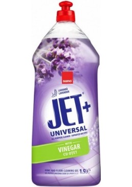 Чистящее средство универсальное Sano Jet Gel с уксусом, 1.5 л