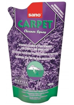 Засіб для чищення килимів Sano Carpet Shampoo, 500 мл (запаска)