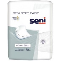 Одноразовые пеленки Seni Soft Basic 60х60 см, 30 шт