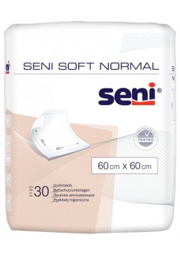 Одноразовые пеленки Seni Soft Normal 60х60 см, 30 шт 