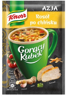 Суп горячая кружка Knorr Азиатская лапша с курицей и перцем, 17 г