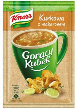 Суп горячая кружка Knorr с грибами лисичками и лапшой, 17 г
