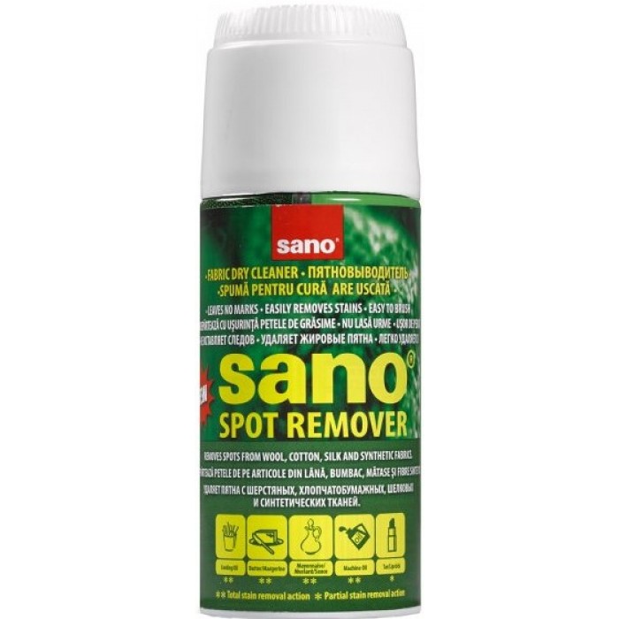 Плямовивідник кисневий для тканин Sano спрей, 170 мл (286907) - 