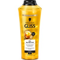 Шампунь Gliss Kur Oil Nutritive для сухих, поврежденных волос с секущимися кончиками, 400 мл