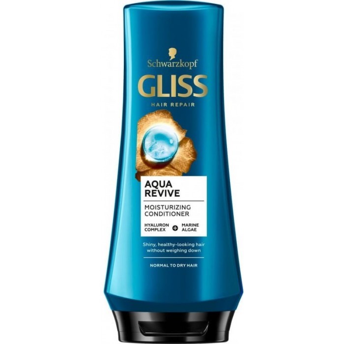 Бальзам Gliss Aqua Revive для сухих и нормальных волос, 200 мл - 
