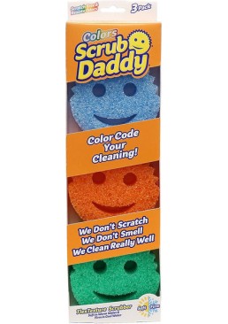 Набір губок Scrub Daddy Colors, 3 шт