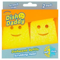 Запасные губки для щеток для мытья посуды Scrub Daddy Dish, 2 шт