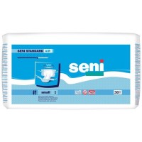 Подгузники для взрослых Seni Standard Air Small размер S 6 капель (55-80 см), 30 шт