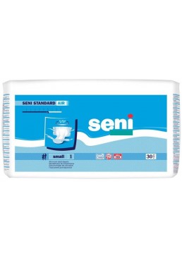 Подгузники для взрослых Seni Standard Air Small размер S 6 капель (55-80 см), 30 шт