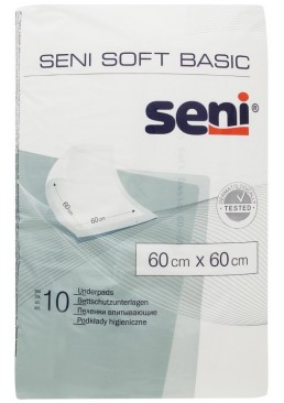 Одноразовые пеленки Seni Soft Basic 60х60 см, 10 шт