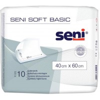Одноразовые пеленки Seni Soft Basic 40х60 см, 10 шт