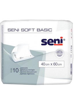 Одноразовые пеленки Seni Soft Basic 40х60 см, 10 шт