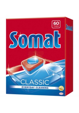 Таблетки для посудомоечной машины Somat Classic, 60 шт