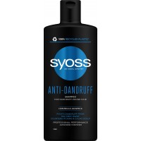 Шампунь SYOSS Anti-Dandruff з Центеллою Азіатською для волосся, схильного до лупи, 440 мл
