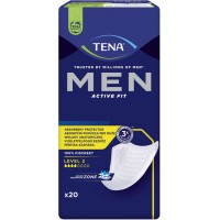 Урологические прокладки для мужчин Tena Men Active Fit Level 2, 20 шт (4 капли)