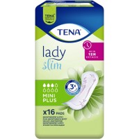 Урологические прокладки Tena Lady Slim Mini Plus 3 капли, 16 шт