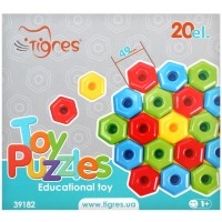 Іграшка розвиваюча Tigres Іграшкові пазли, 20 елементів