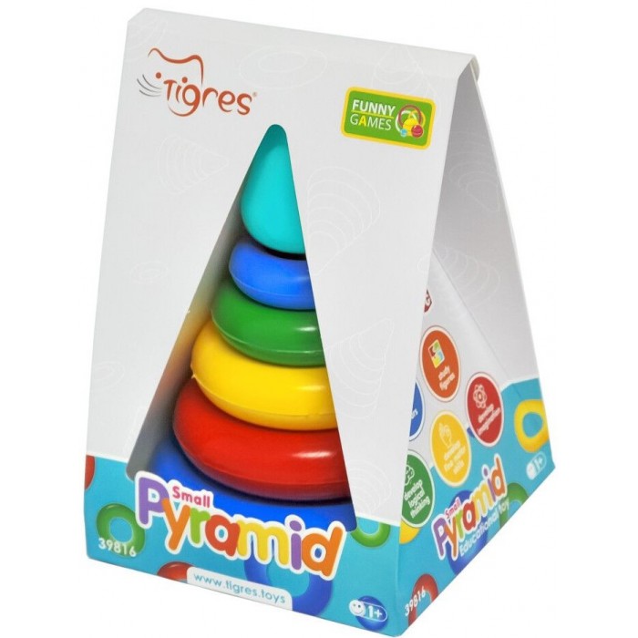 Розвиваюча іграшка Tigres Пірамідка, 1 шт (398164) - 