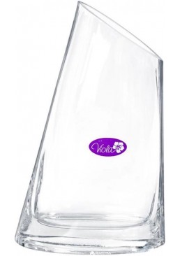 Ваза  стеклянная Viola Прозрачная (31-108-045), 12х20 см
