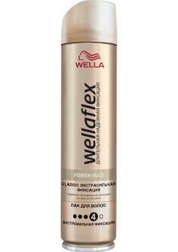 Лак для волос Wella Wellaflex Classic экстрасильной фиксации №4, 250 мл