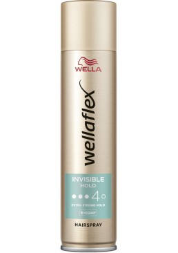 Лак для волос Wella Wellaflex Invisible Hold 4 Extra Strong Hold, 250 мл 