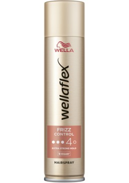 Лак для волосся Wella Wellaflex Frizz Control 4 Extra Strong Hold, 250 мл 