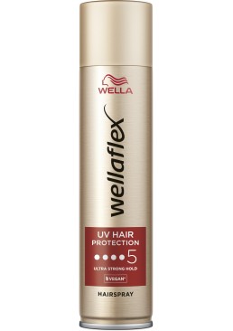 Лак для волос Wella Wellaflex UV Hair Protection 5 Ultra Strong Hold, 250 мл