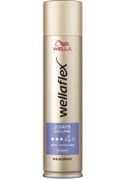 Лак для волос Wella Wellaflex 2 Days Volume 4 Extra Strong Hold, 250 мл