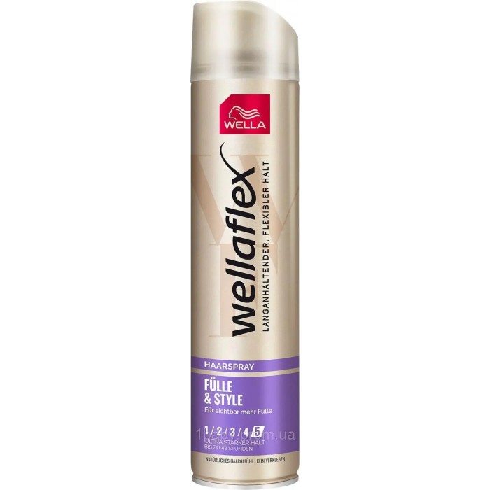 Лак для волосся Wellaflex Fulle and Style 5, 250 мл (045085) - 