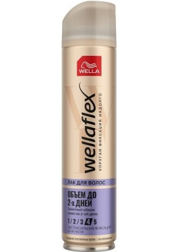 Лак для волос Wella Wellaflex Объем до 2-х дней экстрасильной фиксации, 250 мл