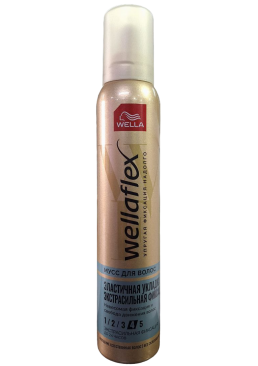Мус для волосся Wella Wellaflex екстрасильної фіксація, 200 мл