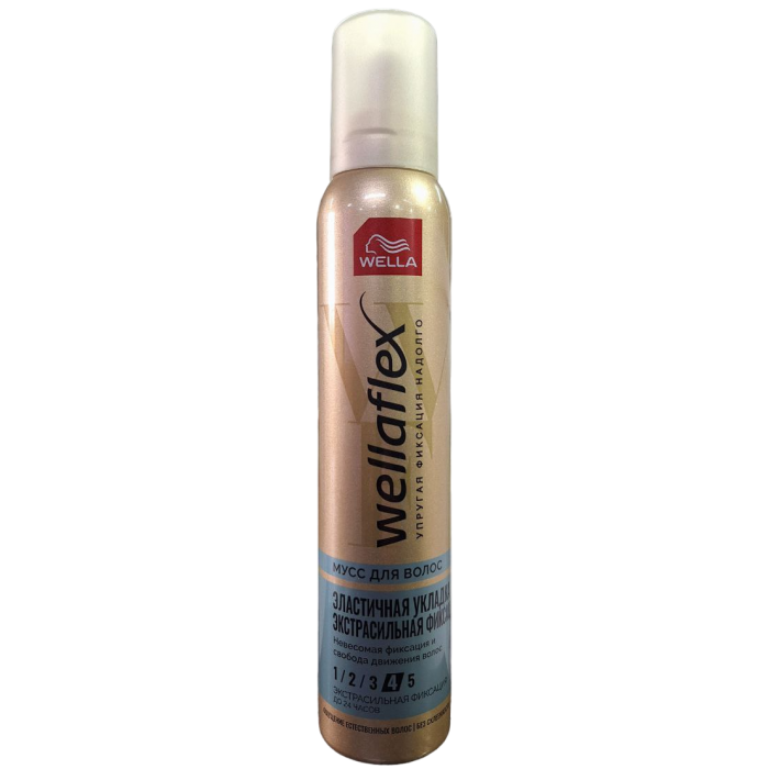 Мусс для волос Wella Wellaflex Экстрасильная фиксация, 200 мл - 