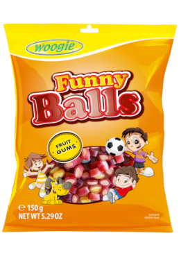 Желейные конфеты Woogie Funny Balls, 150 г