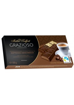 Шоколад черный Maître Truffout с ароматом Эспрессо, 8х12,5