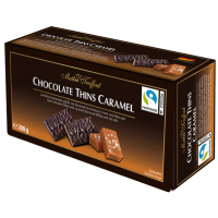 Шоколад черный Maitre Truffout Chocolate Thins Карамель, 200 г