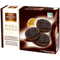 Печенье Feiny Biscuits Black&Chocolate, 176 г